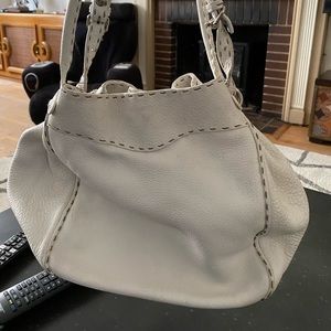 Fendi handbag - Fendi selleria white purse authentic